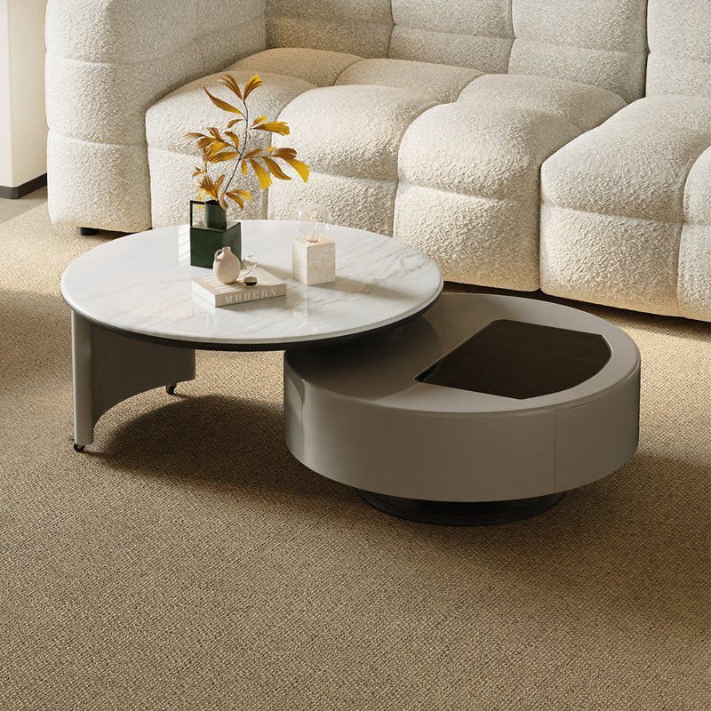 Table basse italienne simple télescopique mobile