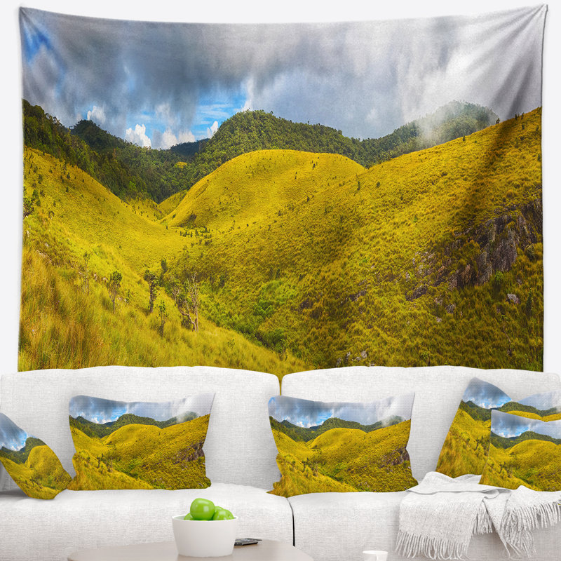 Tapisserie vert magnifique horton plains, H 32 po x l 39 po