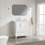 Ensemble de meuble-lavabo simple autoportant 36 po avec 2 poignées entièrement assemblé