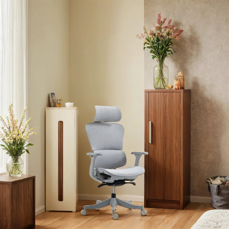 Fauteuil de bureau ergonomique Luxury Comfort, Gris