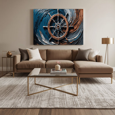 Art mural sur toile gris