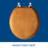 Mayfair 9601CP Toilet Seat with Chrome Hinges, ROUND, Natural Oak Veneer