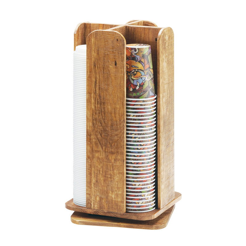 Madera Revolving Cup and Lid Organizer