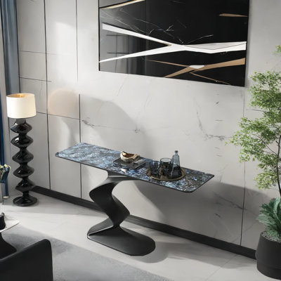 Console d'entrée minimaliste de luxe