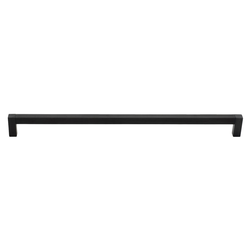Square Top 18" Center to Center Appliance Pull Handle, Bronze, 18"