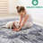 8X10 Medallion Area Rug In Cream/Blue - Non-Shedding, Stain For Living Room, Bedroom Stylish Nursery, Room-1989947248