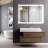 Tess Wood Flat Wall Mirror-1431916724
