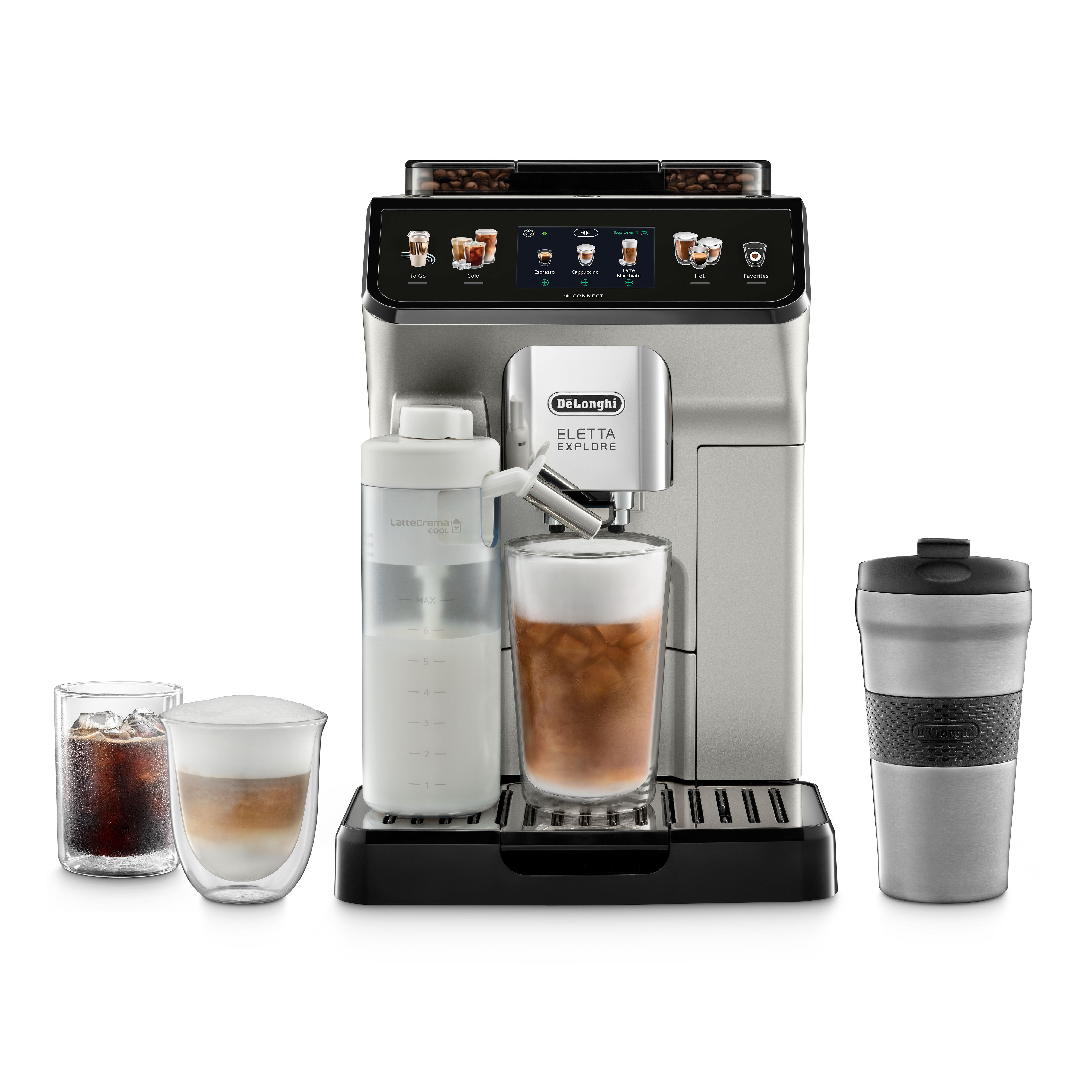Cold Brew Coffee Maker Glass Heat Resistant, Portable Deluxe Iced