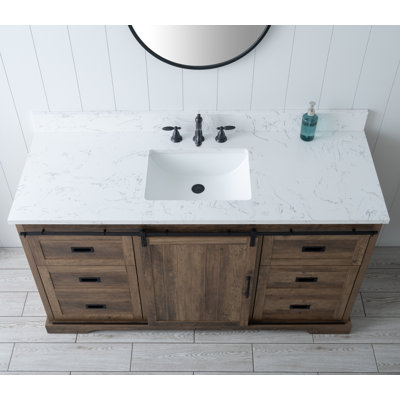 Ensemble de meuble-lavabo simple 60 po Cayden