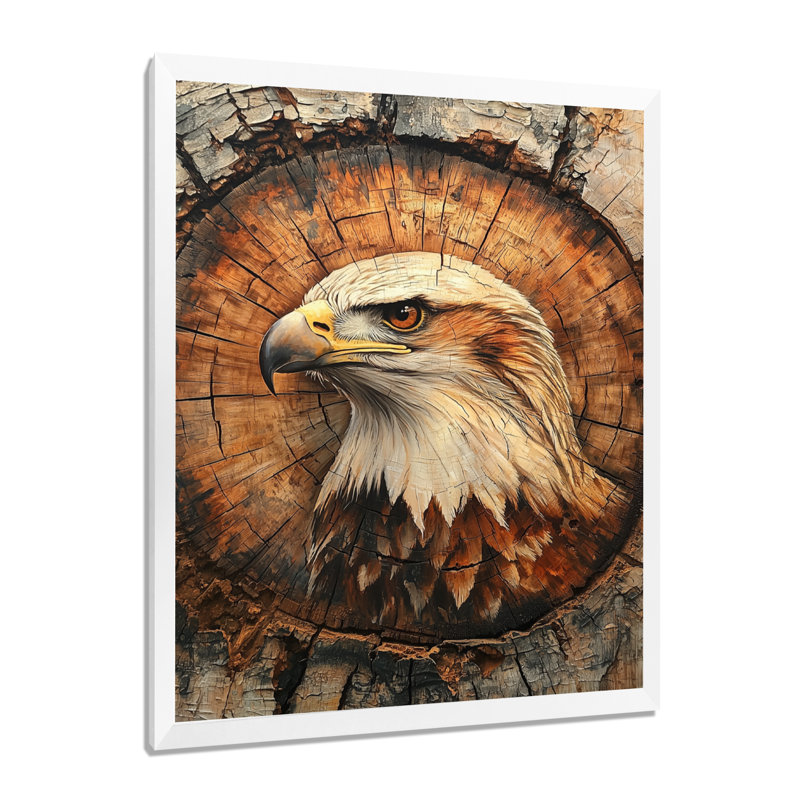 Impression sur toile Uptal - animaux, H 44 po x l 34 po, Picture Framed, Blanc