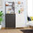 Shoe Cabinet,shoe Cabinet With 3 Adjustable Shelves & Coat Rack,farmhouse Shoe Storage Cabinet With Doors,metal Shoes Rack Organizer For Entryway, Hallway, Closet, Living Room-1138050112