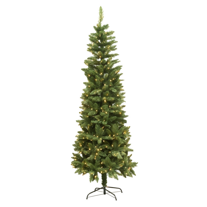 Lighted Artificial Christmas Tree, 6 ft.
