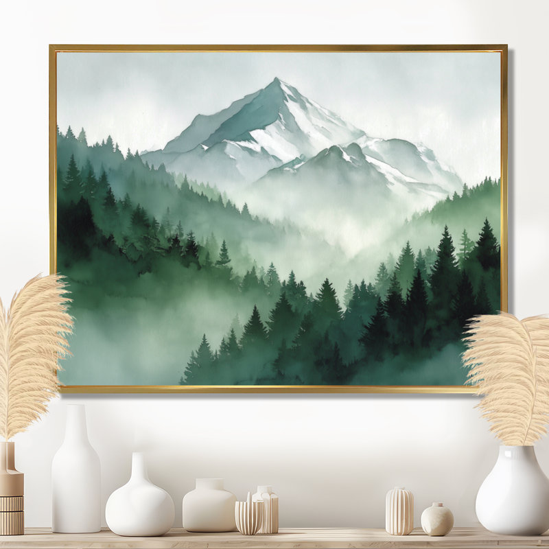 Impression sur toile, paysage marocain, montagnes du matin, H 12 po x l 20 po, Cadre flottant, Natural