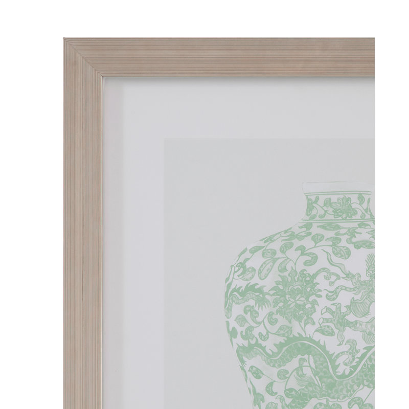 Mint Vases III Framed Print
