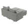 Manusite Convertible Modular Sectional Couch With Reversible Storage Chaise