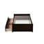 , Lit simple, tiroirs, bois d'hévéa, principe de conception minimaliste, solution de tiroir peu encombrante, structure de soutien solide, approche moderne 2, tiroirs avec roulettes, solutions de rangement pour la chambre à coucher-55804008