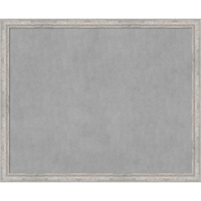 Tableau magnétique angulaire à cadre argenté