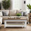Table basse Brixham 48 po, aucun assemblage requis, finition deux tons-303552089