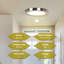 Access Lighting Disc Flush Mount 5.5 - LED in Brushed Steel Finish for Modern Spaces"