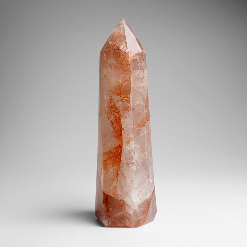 Genuine Polished Strawberry Quartz Point (2 Lbs)
