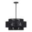 Lustre suspendu noir 5 lumières Asllan-122725133-122725136