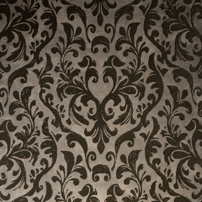 Rouleau de papier peint damassé floqué Urban Classics Collection Mayfair