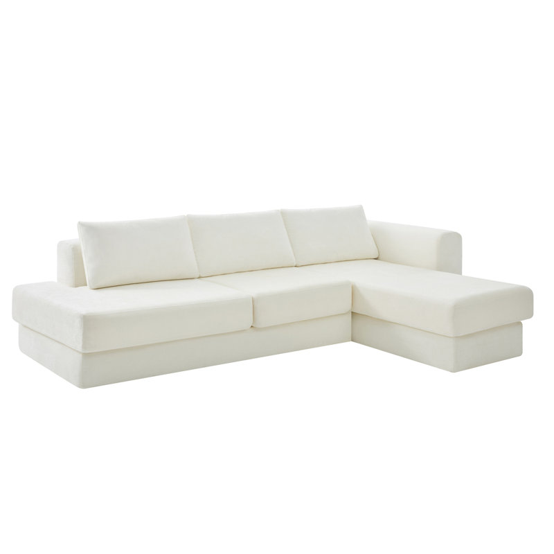 L-shaped Modular Sofa, Beige