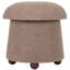  Tabouret de 17 po en tissu Sherpa rembourré avec rangement-238417981