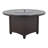 Zarah Round Aluminum Propane Smokeless Fire Pit