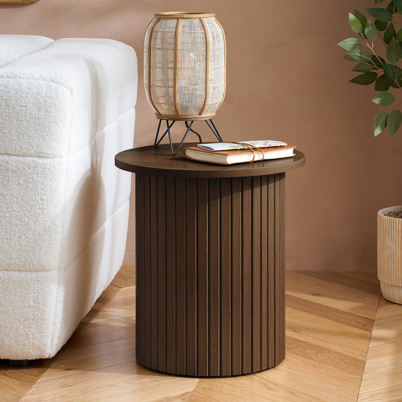 Suire End Table, Walnut, Walnut