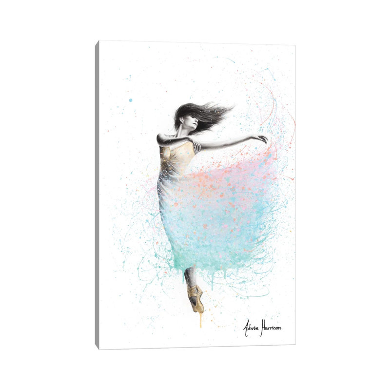Sunshine Sparkel Dance by Ashvin Harrison - Wrapped Canvas Gallery-Wrapped Canvas Giclée, 30.48 cm H x 45.72 cm W