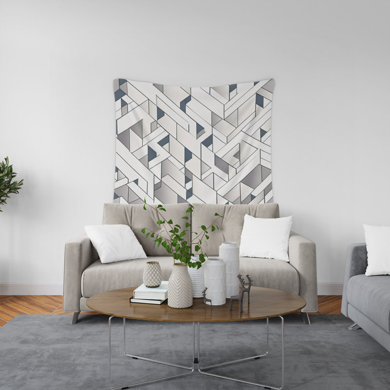 Tapisserie murale, H 80 po x l 68 po
