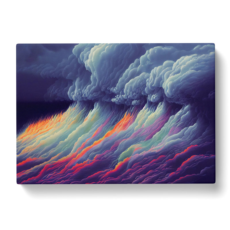 Phenomenal Thunderstorm - Wrapped Canvas Print, 35cm H x 50cm W x 3cm D