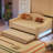 Sofa Bed Full XL With Trundle And LED Lighting-514776892-514776882
