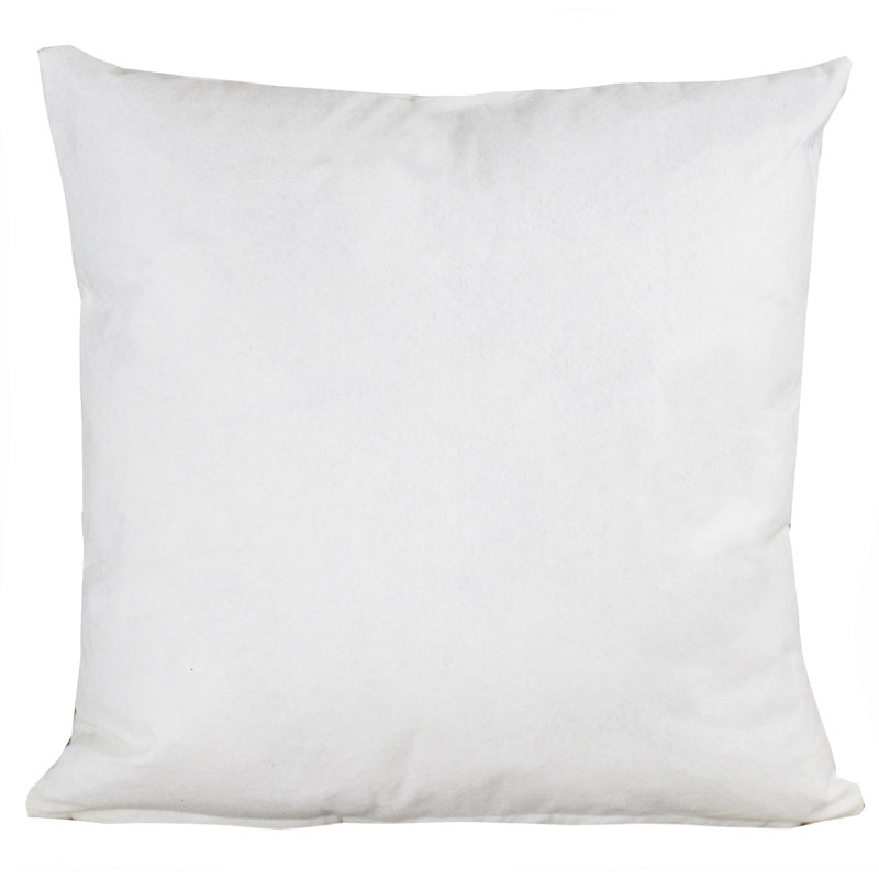 Sara's Garden Polyester Throw Square Pillow Cover, Ivory