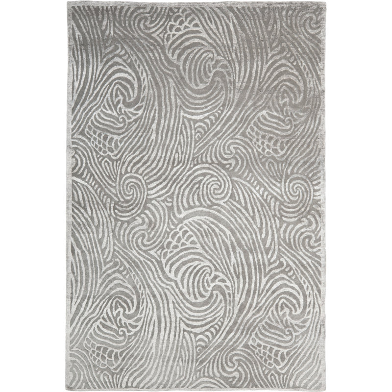 Ralph Lauren Highclere Viscose, Wool, Cotton Abstract Rug, Rectangle 6' x 9'