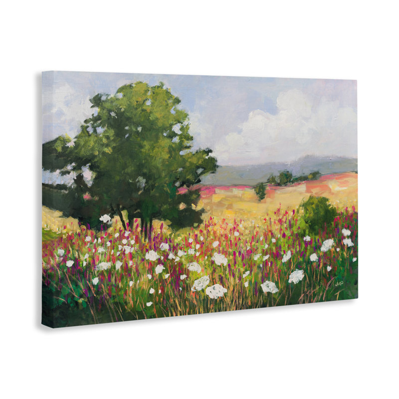 Toile Blooming Horizon Countryside, design par Julia Purinton, H 16 po x l 24 po