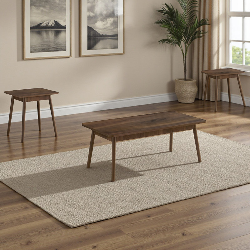Ensemble de table moderne 3 pièces Acelin