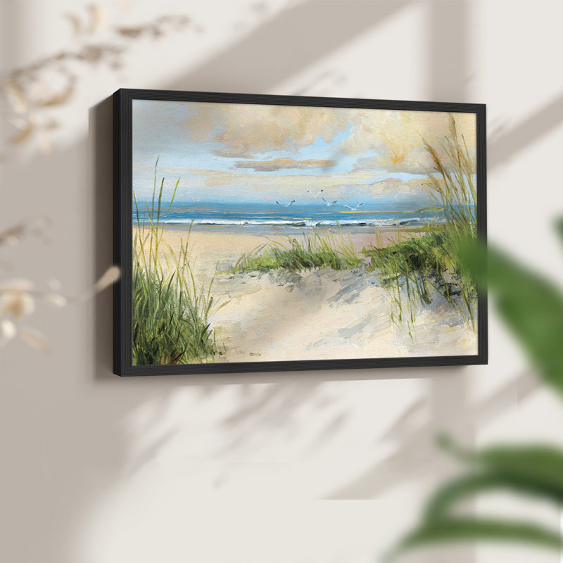 «Catching The Wind», reproduction encadrée, H 16 po x l 20 po, Noir, noir, noir, noir