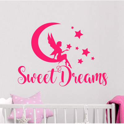 Décalcomanie murale lune rêves