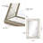 Dansfield Solid Wood Rectangle Mirror-11295384