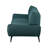3-piece Upholstered Flared Arm Sofa Set Teal Blue