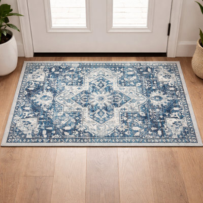 Oriental Machine Tufted Shag Area Rug