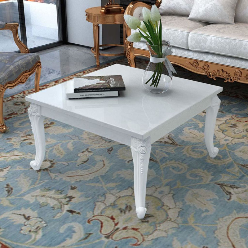 Roussillon Four Leg Coffee Table, 42cm H x 80cm L x 80cm W