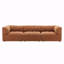 Magda 113" Wide Upholstered Sofa, Terracotta-21363574