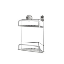 Set of 2 Self Adhesive Corner Storage Shelves