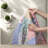 Cozy Reversible Bedding Sets, Polyester Lightweight Quilt, Floral Patchwork Design For Home