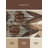 Machine Washable Parrilla Tulip Modern & Contemporary Geometric Shapes Rug in Brown – Beige Binding-229942409