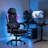 Massage Video Game Chair With Pocket Spring Cushion, High Back Ergonomic Computer Chair With Footrest For Adults, Racing Style Computer Chair With Headrest And Lumbar Support-1770741204