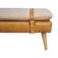 Banc en bois massif avec garniture cloutée-1441416908